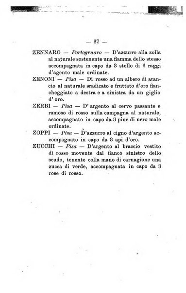 Il libro d'oro della Toscana pubblicazione dell'Ufficio araldico, Archivio genealogico di Firenze