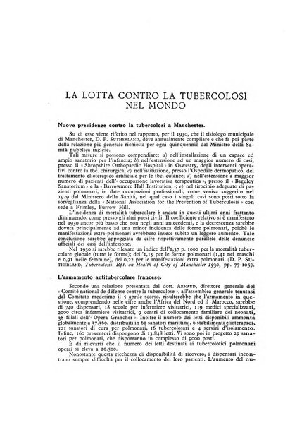 Lotta contro la tubercolosi rivista mensile