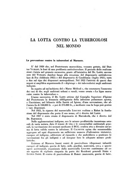 Lotta contro la tubercolosi rivista mensile