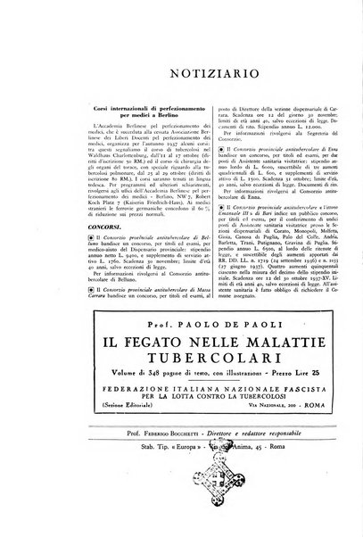 Lotta contro la tubercolosi rivista mensile