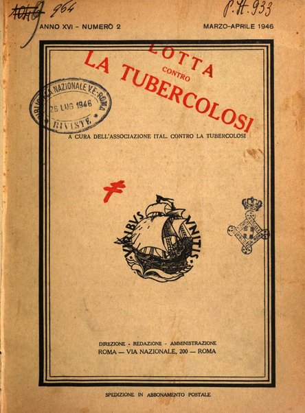 Lotta contro la tubercolosi rivista mensile