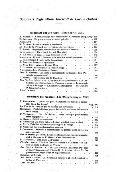 Luce e ombra rivista mensile illustrata di scienze spiritualistiche