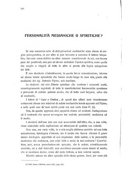 Luce e ombra rivista mensile illustrata di scienze spiritualistiche