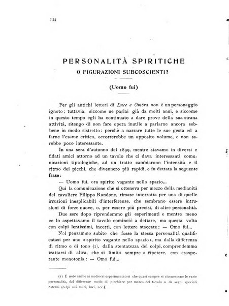 Luce e ombra rivista mensile illustrata di scienze spiritualistiche