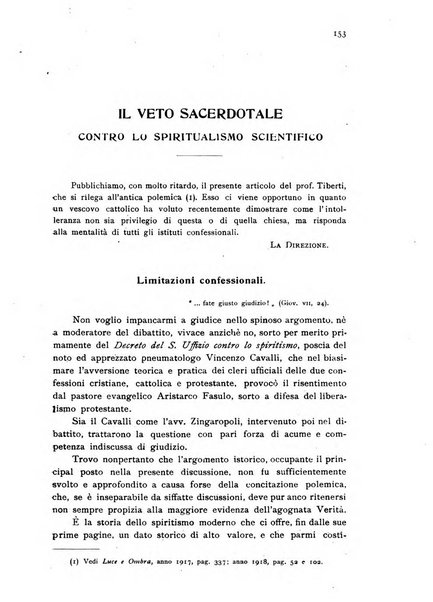 Luce e ombra rivista mensile illustrata di scienze spiritualistiche