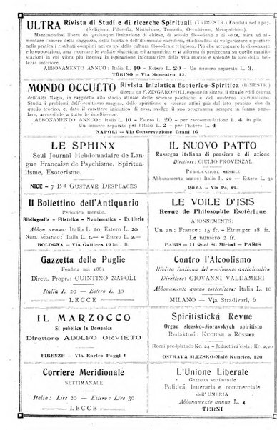 Luce e ombra rivista mensile illustrata di scienze spiritualistiche