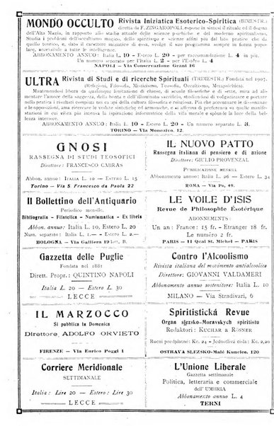 Luce e ombra rivista mensile illustrata di scienze spiritualistiche