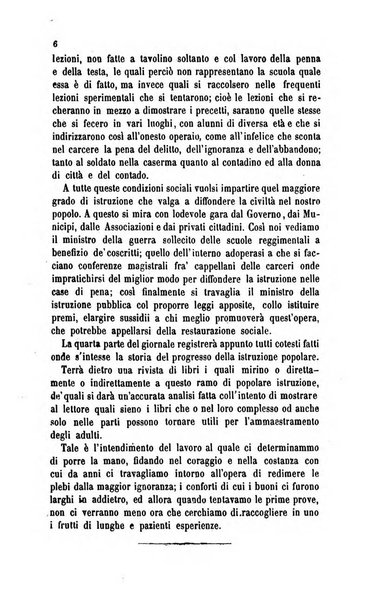 Il maestro degli adulti periodico ad uso delle scuole serali, domenicali e reggimentali del Regno d'Italia