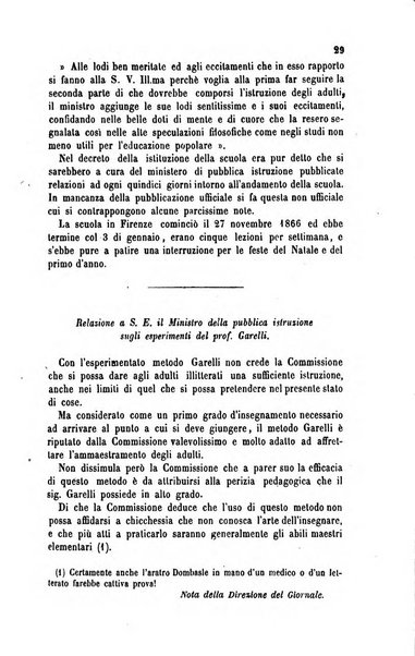 Il maestro degli adulti periodico ad uso delle scuole serali, domenicali e reggimentali del Regno d'Italia