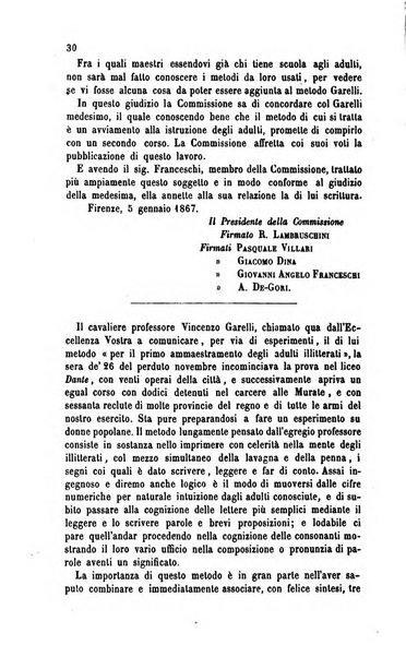 Il maestro degli adulti periodico ad uso delle scuole serali, domenicali e reggimentali del Regno d'Italia