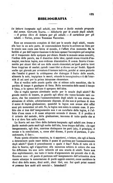 Il maestro degli adulti periodico ad uso delle scuole serali, domenicali e reggimentali del Regno d'Italia