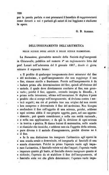 Il maestro degli adulti periodico ad uso delle scuole serali, domenicali e reggimentali del Regno d'Italia