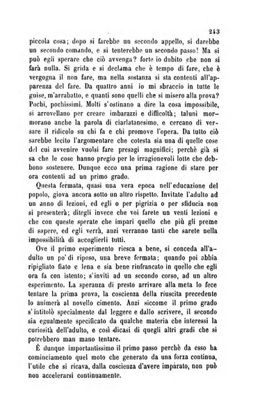 Il maestro degli adulti periodico ad uso delle scuole serali, domenicali e reggimentali del Regno d'Italia