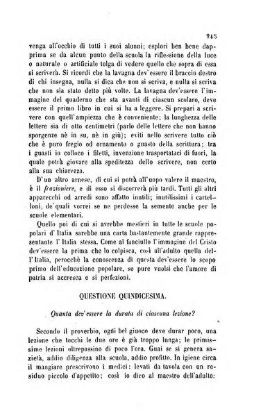 Il maestro degli adulti periodico ad uso delle scuole serali, domenicali e reggimentali del Regno d'Italia