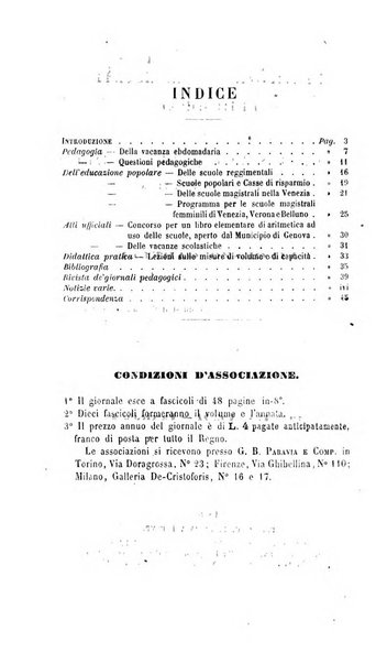 Il maestro degli adulti periodico ad uso delle scuole serali, domenicali e reggimentali del Regno d'Italia