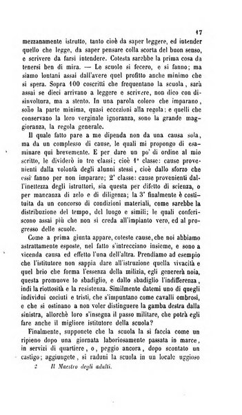 Il maestro degli adulti periodico ad uso delle scuole serali, domenicali e reggimentali del Regno d'Italia