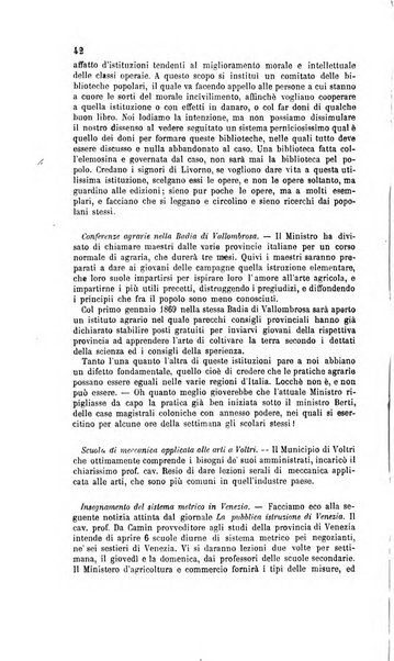 Il maestro degli adulti periodico ad uso delle scuole serali, domenicali e reggimentali del Regno d'Italia