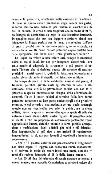 Il maestro degli adulti periodico ad uso delle scuole serali, domenicali e reggimentali del Regno d'Italia