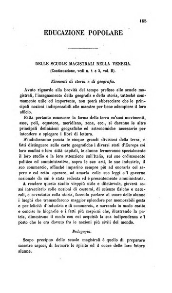 Il maestro degli adulti periodico ad uso delle scuole serali, domenicali e reggimentali del Regno d'Italia