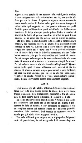 Il maestro degli adulti periodico ad uso delle scuole serali, domenicali e reggimentali del Regno d'Italia