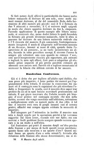 Il maestro degli adulti periodico ad uso delle scuole serali, domenicali e reggimentali del Regno d'Italia