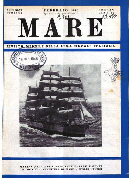 Mare Rivista mensile della Lega navale italiana