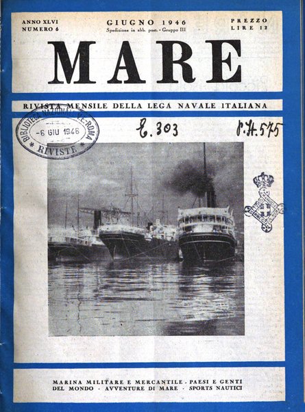 Mare Rivista mensile della Lega navale italiana