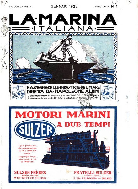 La marina italiana rassegna delle industrie del mare