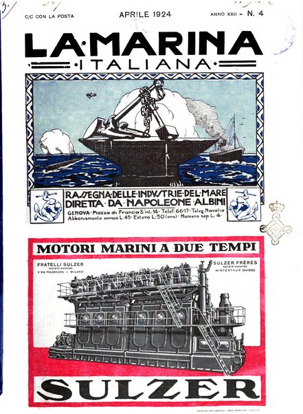 La marina italiana rassegna delle industrie del mare