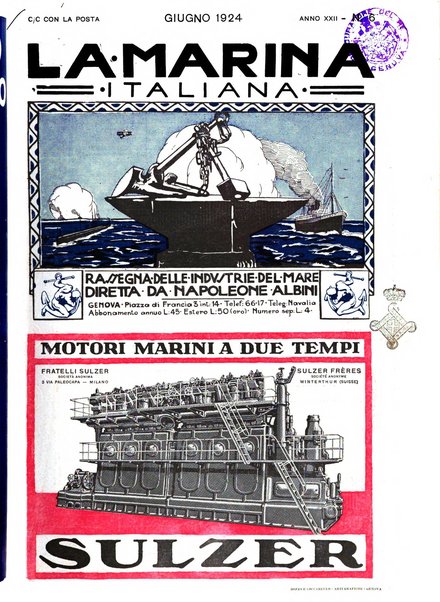 La marina italiana rassegna delle industrie del mare