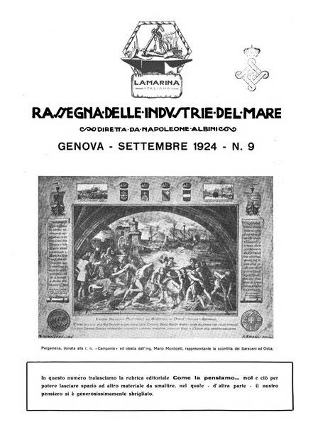 La marina italiana rassegna delle industrie del mare