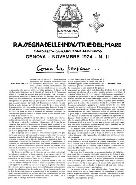 La marina italiana rassegna delle industrie del mare