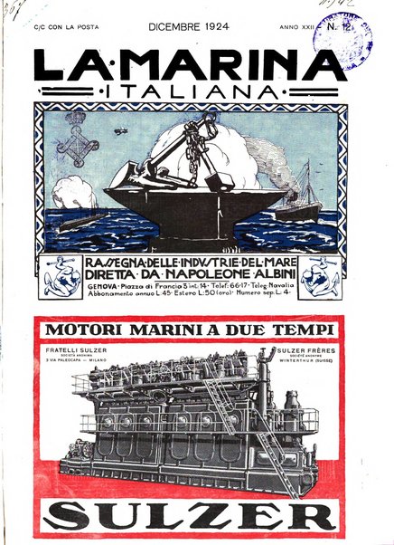 La marina italiana rassegna delle industrie del mare