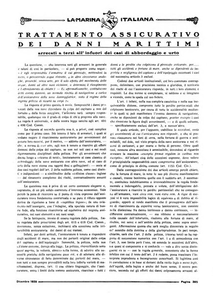 La marina italiana rassegna delle industrie del mare