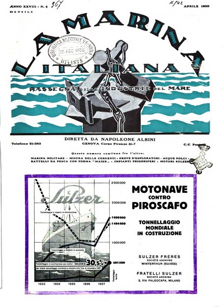 La marina italiana rassegna delle industrie del mare