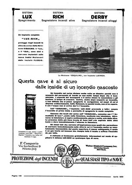 La marina italiana rassegna delle industrie del mare