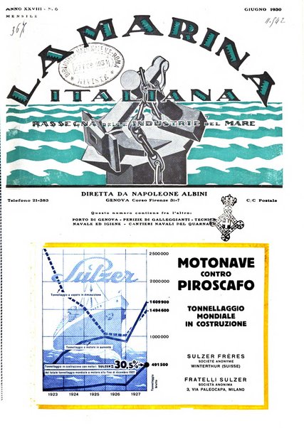 La marina italiana rassegna delle industrie del mare