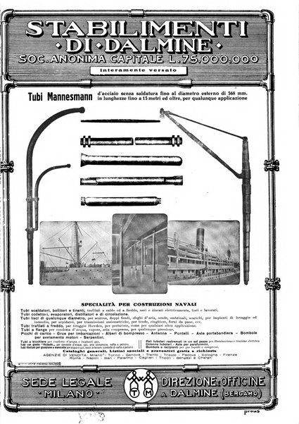 La marina italiana rassegna delle industrie del mare