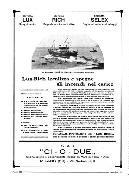 La marina italiana rassegna delle industrie del mare