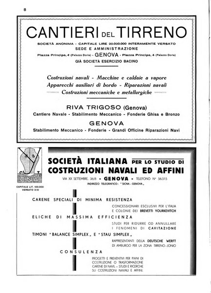 La marina italiana rassegna delle industrie del mare