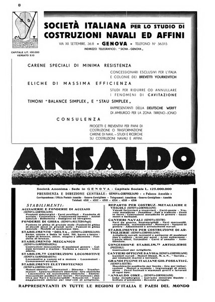 La marina italiana rassegna delle industrie del mare