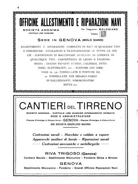 La marina italiana rassegna delle industrie del mare