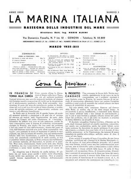 La marina italiana rassegna delle industrie del mare