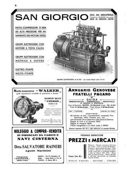 La marina italiana rassegna delle industrie del mare