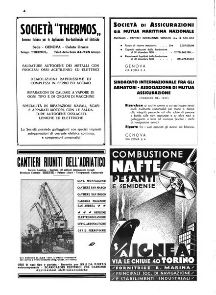 La marina italiana rassegna delle industrie del mare