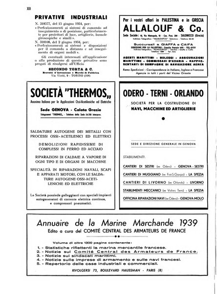 La marina italiana rassegna delle industrie del mare