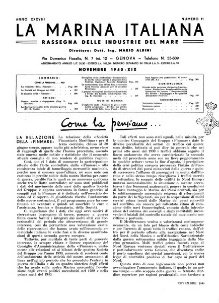 La marina italiana rassegna delle industrie del mare