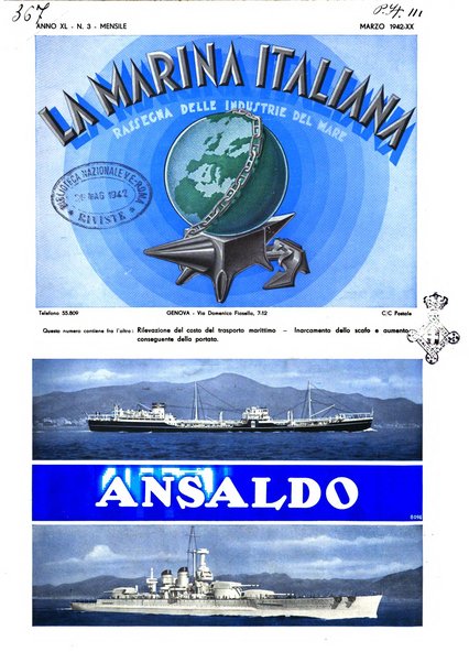 La marina italiana rassegna delle industrie del mare