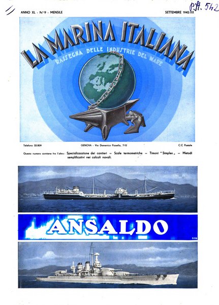 La marina italiana rassegna delle industrie del mare