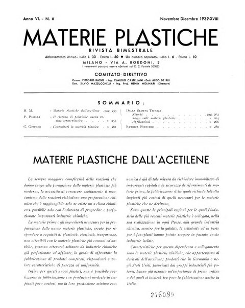 Materie plastiche